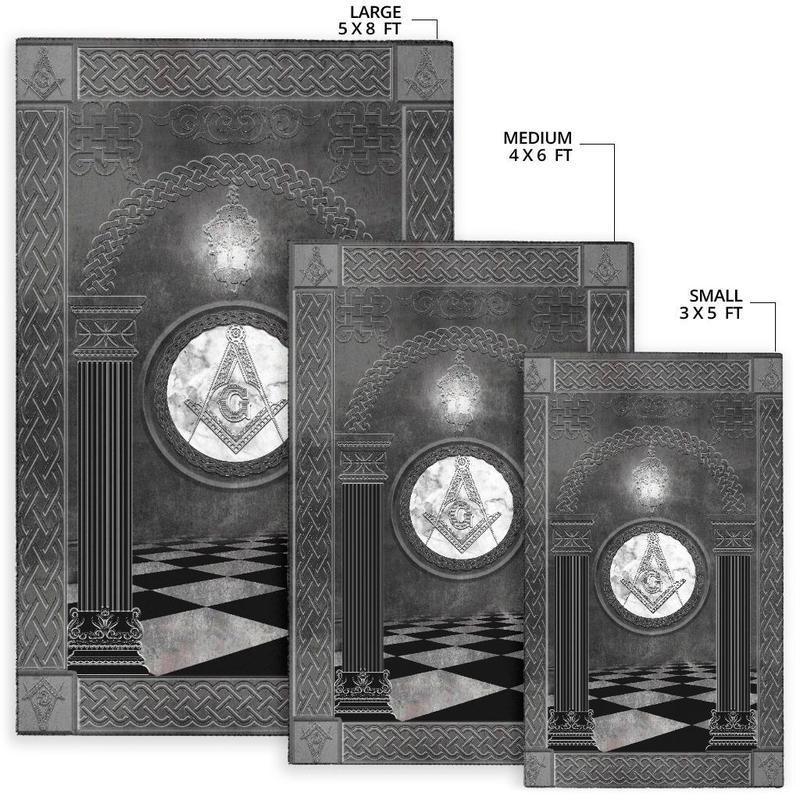 3D All Over Printed Freemason RUG 03032101.CXT