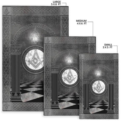 3D All Over Printed Freemason RUG 03032101.CXT