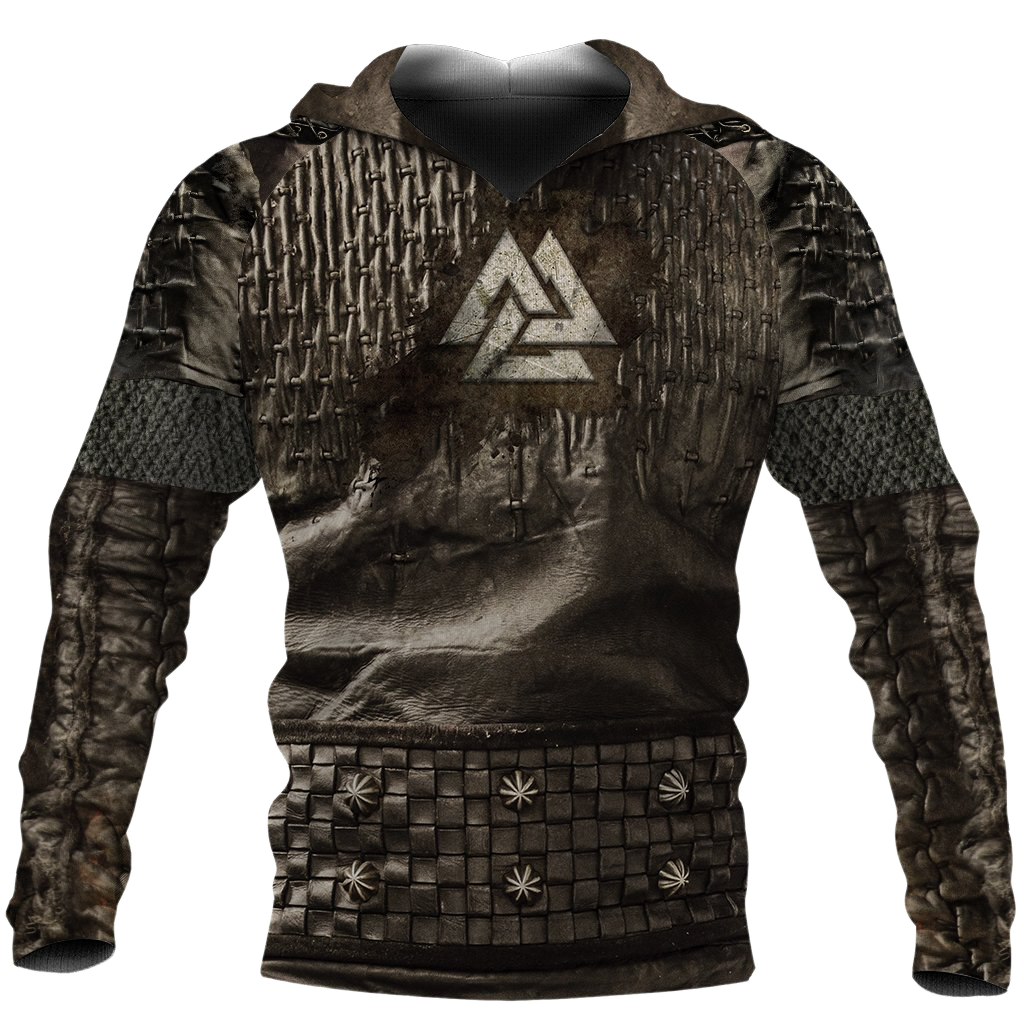 Vikings Ragnar Lothbrok Valknut Pullover-Apparel-HP Arts-Hoodie-S-Vibe Cosy™