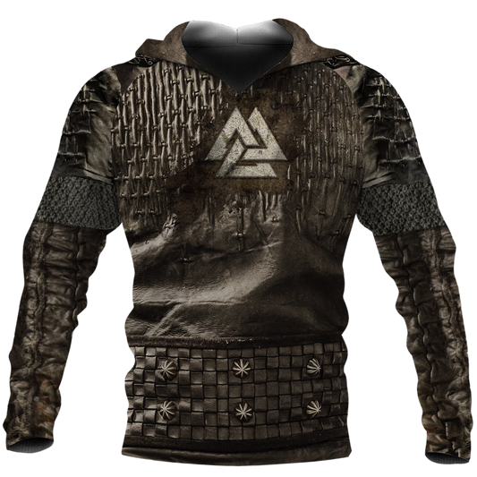 Vikings Ragnar Lothbrok Valknut Pullover-Apparel-HP Arts-Hoodie-S-Vibe Cosy™