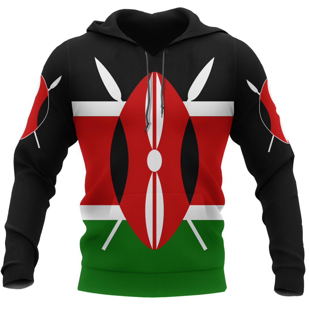 Kenya Map 3D All Over Printed Shirts for Men and Women TT0069-Apparel-TT-Hoodie-S-Vibe Cosy™