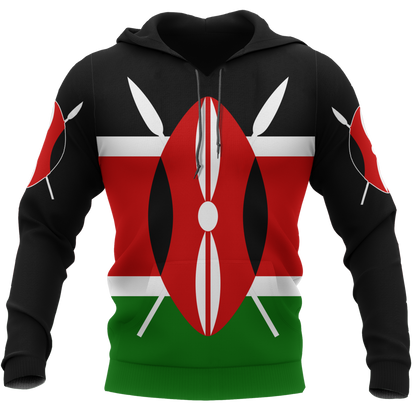 Kenya Map 3D All Over Printed Shirts for Men and Women TT0069-Apparel-TT-Hoodie-S-Vibe Cosy™