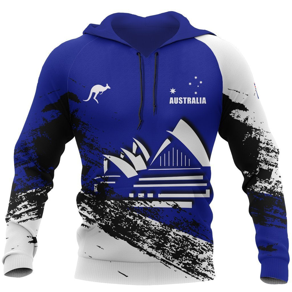 Australia Hoodie Opera House Line-Apparel-HD09-Hoodie-S-Vibe Cosy™