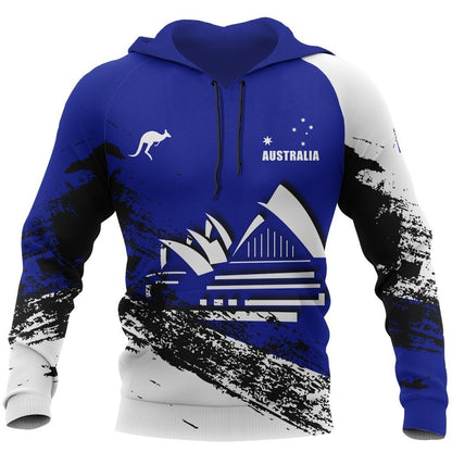 Australia Hoodie Opera House Line-Apparel-HD09-Hoodie-S-Vibe Cosy™