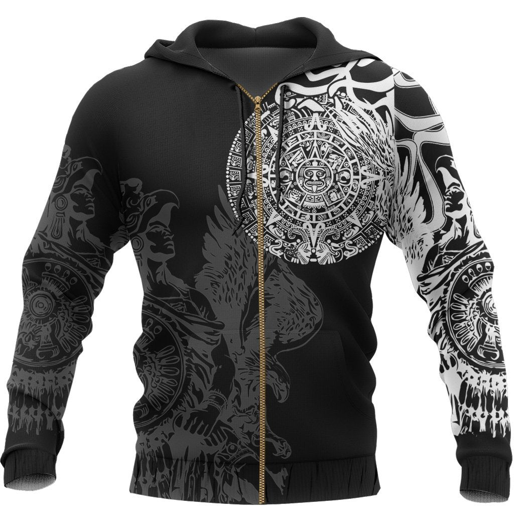 Aztec Tattoo Special-Apparel-HP Arts-Zipped Hoodie-S-Vibe Cosy™