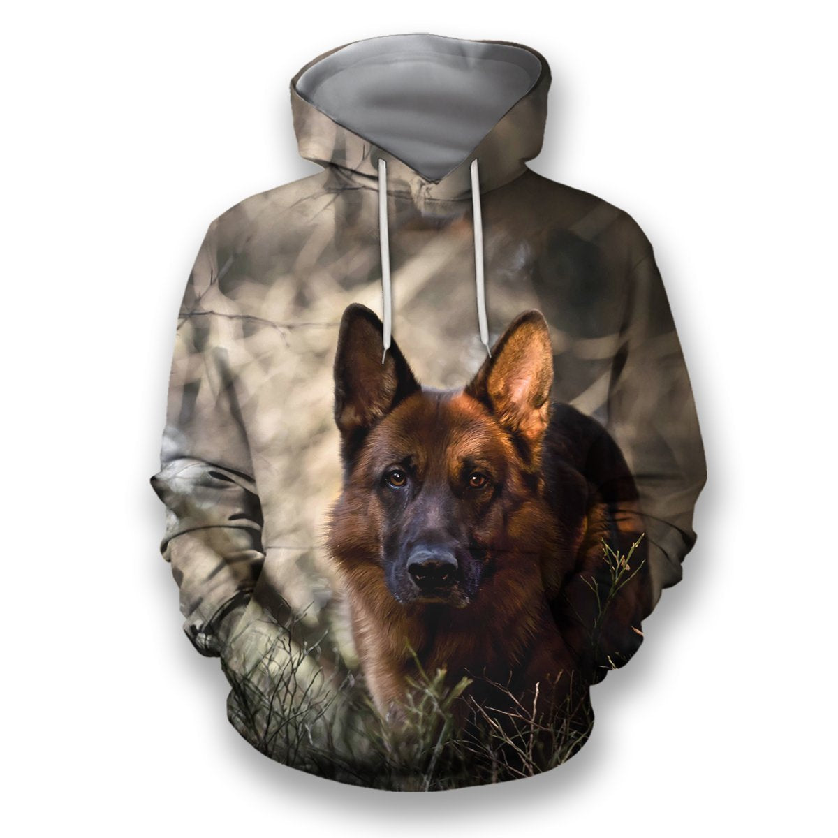 All Over Print German Shepherd-Apparel-HbArts-Hoodie-S-Vibe Cosy™