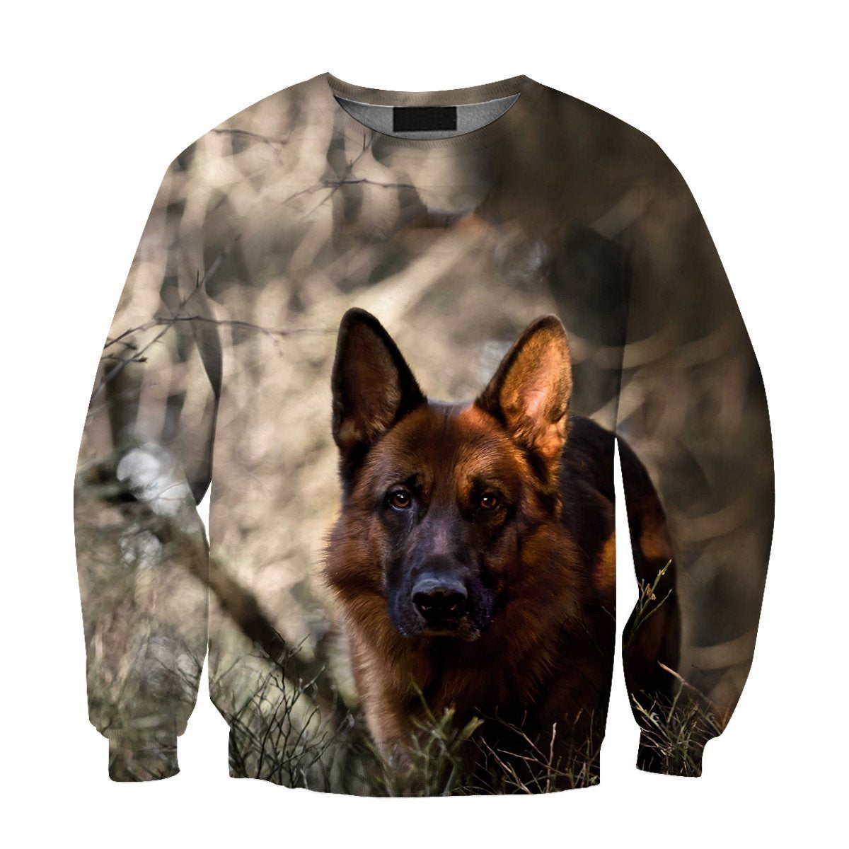 All Over Print German Shepherd-Apparel-HbArts-Sweatshirt-S-Vibe Cosy™