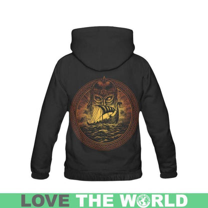 GOD ODIN AND DRAKKAR - VIKING HOODIE Y6-ALL OVER PRINT HOODIES-HP Arts-XXXL-GOD ODIN AND DRAKKAR - VIKING HOODIE All Over Print Hoodie for Men/Large Size (USA Size) (Model H13)-Vibe Cosy™