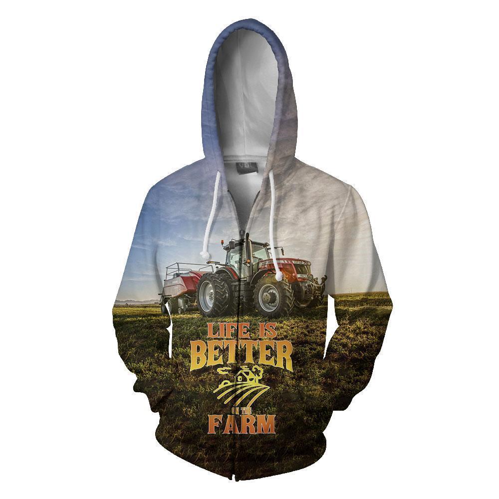 Life Is Better Hoodie-Apparel-HD09-Zipped Hoodie-S-Vibe Cosy™