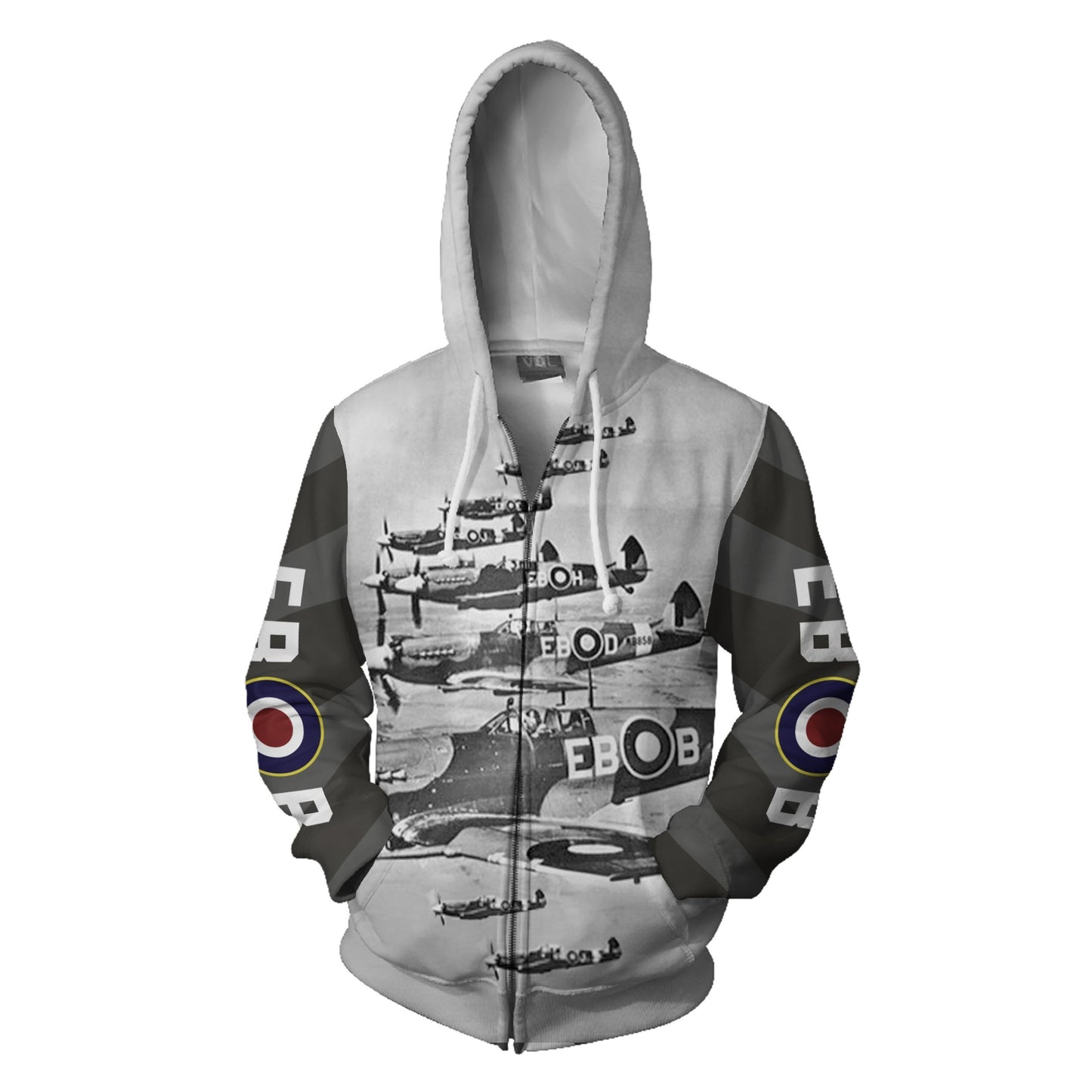 Battle of England Hoodie-Apparel-HD09-Zipped Hoodie-S-Vibe Cosy™