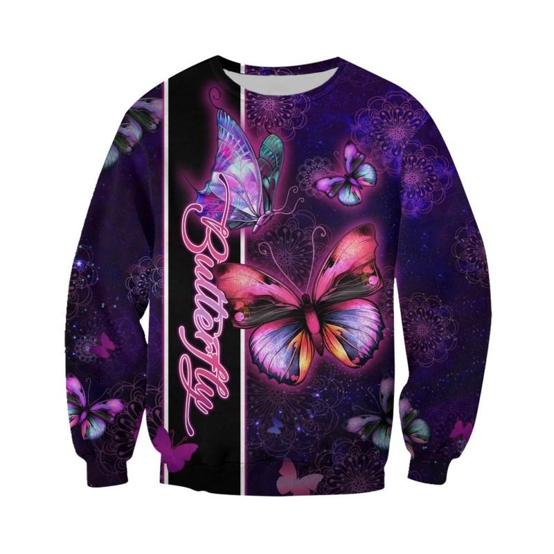 Beautiful Butterfly 3D All Over Printed Shirts for Men and Women TT0091-Apparel-TT-Sweatshirt-S-Vibe Cosy™