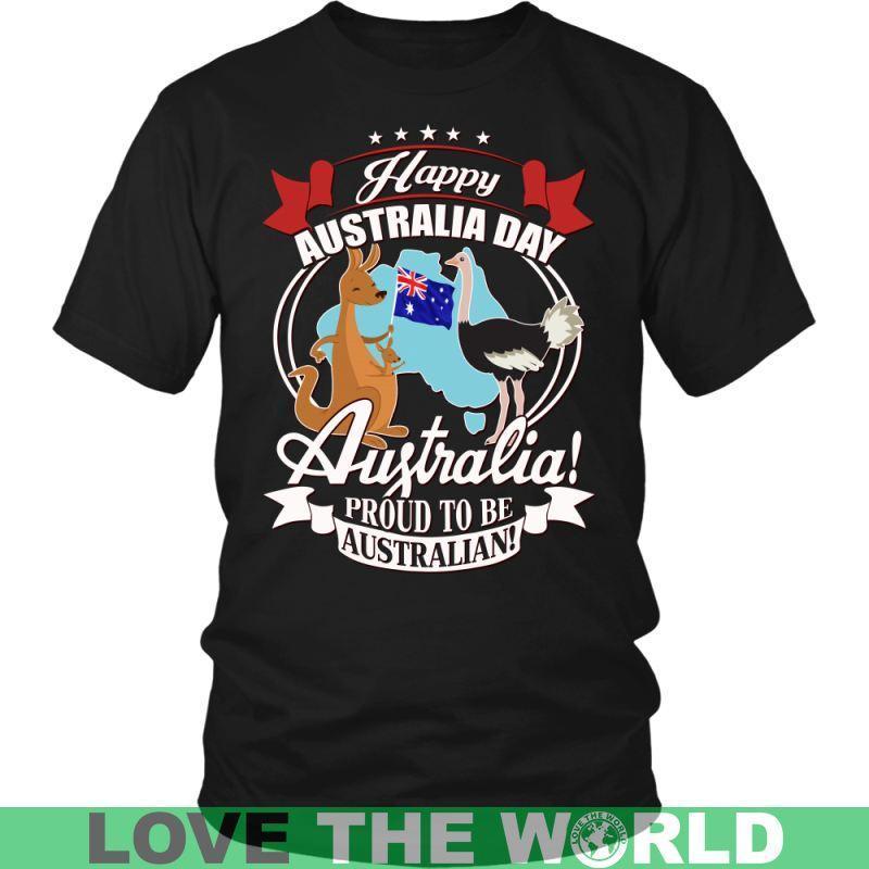 HAPPY AUSTRALIA DAY 2 T-SHIRT H5-T-SHIRTS-HP Arts-District Unisex Shirt-Black-S-Vibe Cosy™
