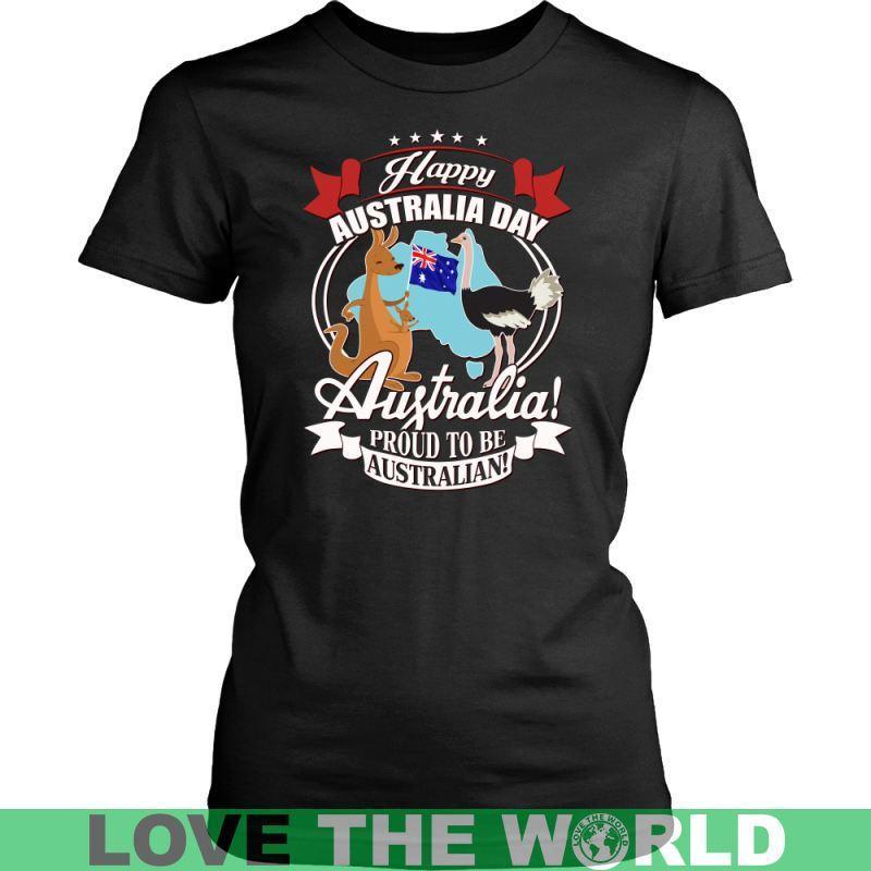 HAPPY AUSTRALIA DAY 2 T-SHIRT H5-T-SHIRTS-HP Arts-District Womens Shirt-Black-XS-Vibe Cosy™