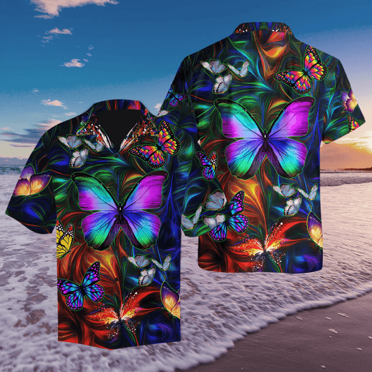 Colorful Butterfly Unisex Hawaii Shirts MH14112001