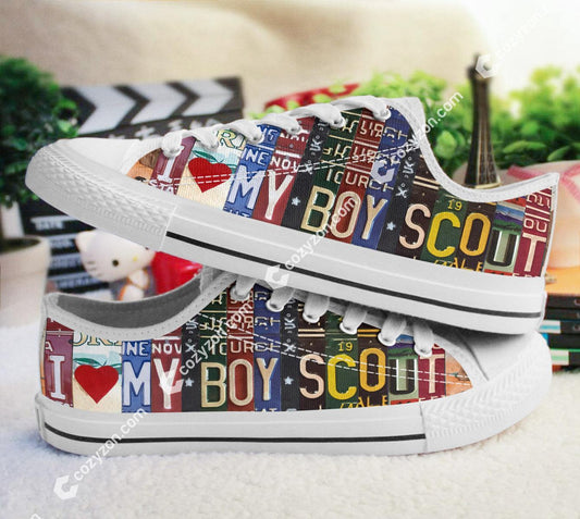 Scout shoes HG2216-HG-Unisex Low Top Canvas Shoes-White-EU36 (US6)-Vibe Cosy™