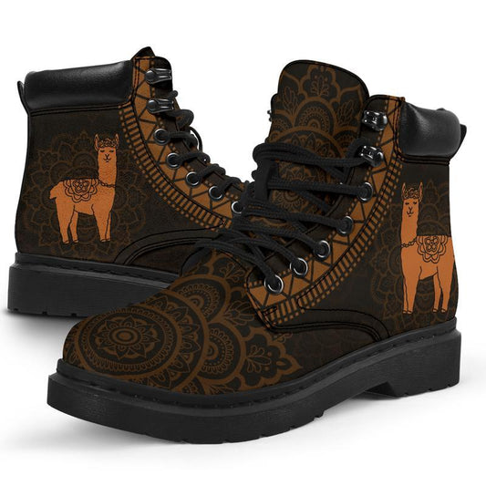 Llama boots shoes HG32101-HG-Women's boots-EU36 (US4)-Vibe Cosy™