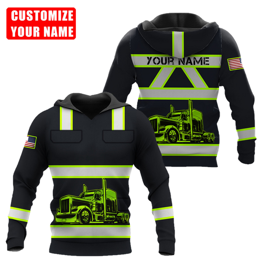 Personalized Trucker 3D All Over Printed Shirts For Men And Women TN