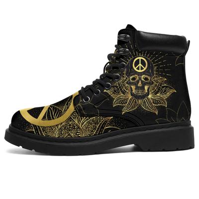 Hippie Skull Lotus Limited Shoes SU050306-Shoes-SUN-EU38 (US7.5)-Vibe Cosy™