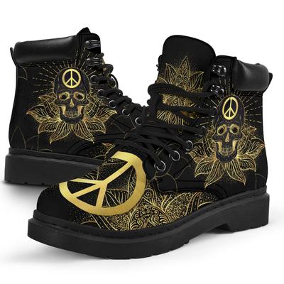 Hippie Skull Lotus Limited Shoes SU050306-Shoes-SUN-EU36 (US6)-Vibe Cosy™