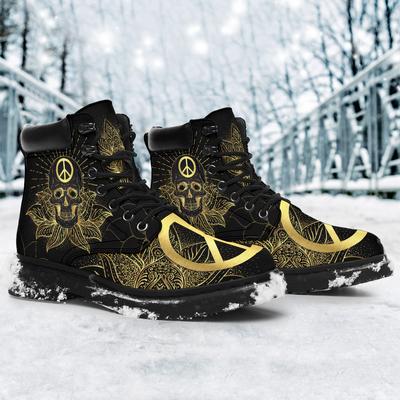 Hippie Skull Lotus Limited Shoes SU050306-Shoes-SUN-EU36 (US6)-Vibe Cosy™