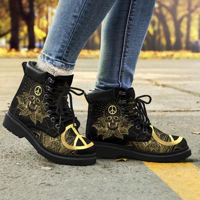 Hippie Skull Lotus Limited Shoes SU050306-Shoes-SUN-EU37 (US7)-Vibe Cosy™