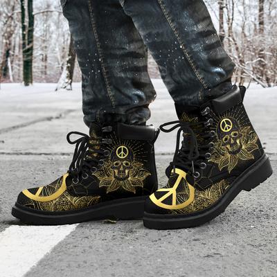 Hippie Skull Lotus Limited Shoes SU050306-Shoes-SUN-EU36 (US6)-Vibe Cosy™