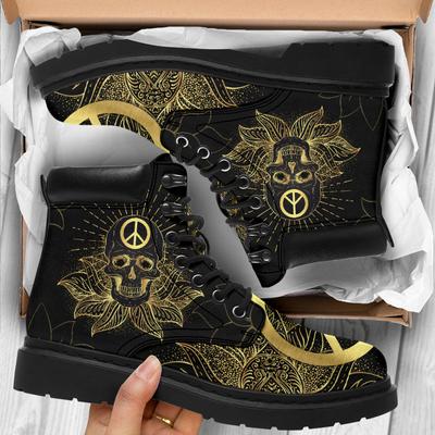 Hippie Skull Lotus Limited Shoes SU050306-Shoes-SUN-EU40 (US8.5)-Vibe Cosy™