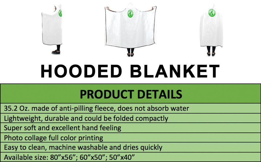 Viking Hooded Blanket - Odin (Wotan) PL081-HOODED BLANKETS (P)-PL8386-Hooded Blanket - .-Youth 60"x45"-Vibe Cosy™