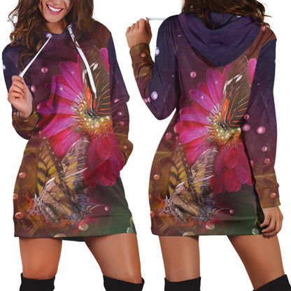 Butterfly Sweet Garden 3D Winter Clothes TR111101 NM-Apparel-NM-Hoodie Dress-S-Vibe Cosy™