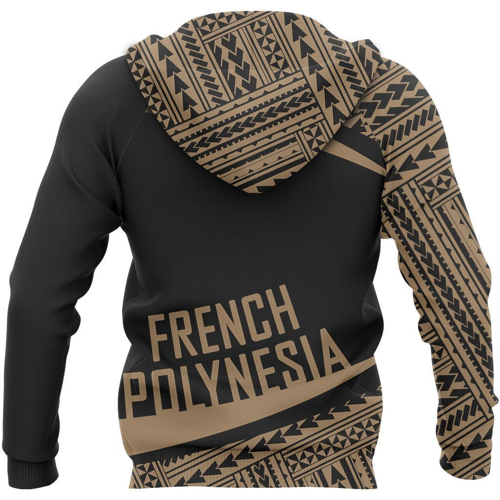 French Polynesia Zip-Up Hoodie - Circle Gold Ver 2.0 J7-Apparel-Khanh Arts-Hoodie-S-Vibe Cosy™