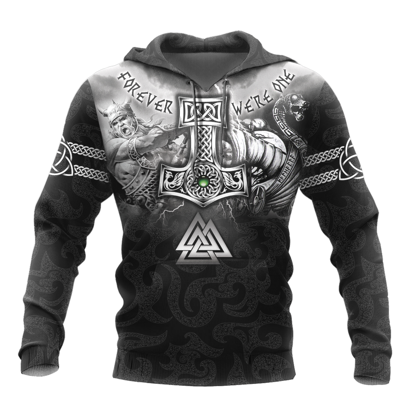 Viking - Hammer of Thor Hoodie HP798-Apparel-HP Arts-Hoodie-S-Vibe Cosy™