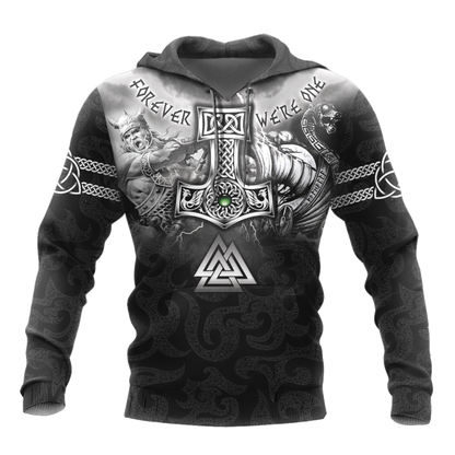 Viking - Hammer of Thor Hoodie HP798-Apparel-HP Arts-Hoodie-S-Vibe Cosy™