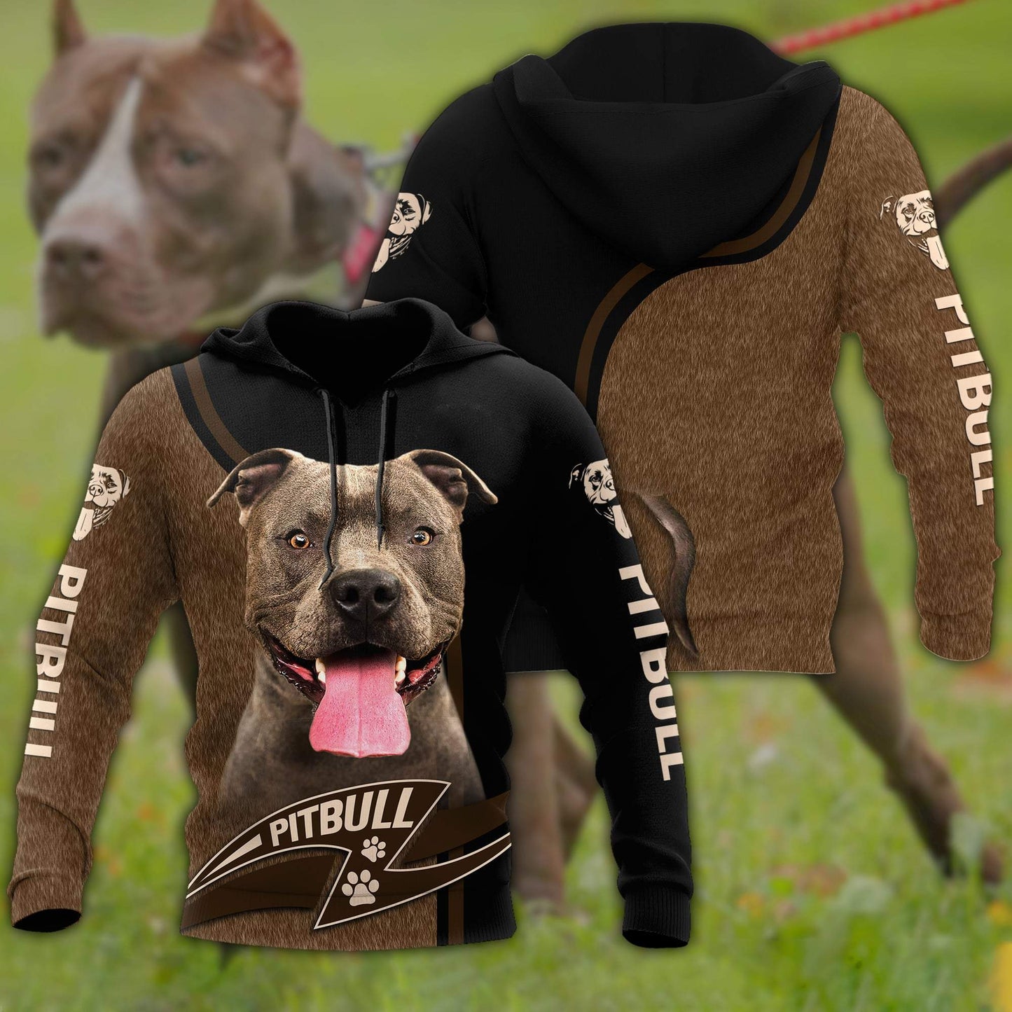 Pitbull sweatpant + hoodie combo AM082064