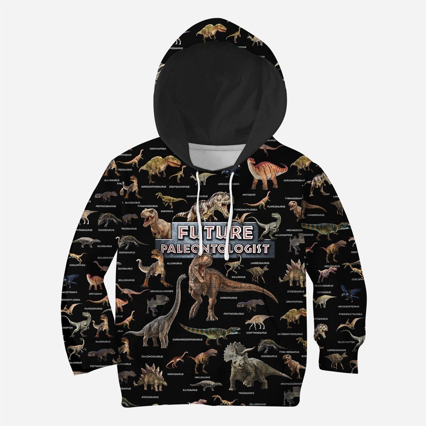 3D All Over Printed Future Paleontologist T-Rex Shirts-Apparel-HP Arts-Hoodie-TODDLER 2T-Vibe Cosy™