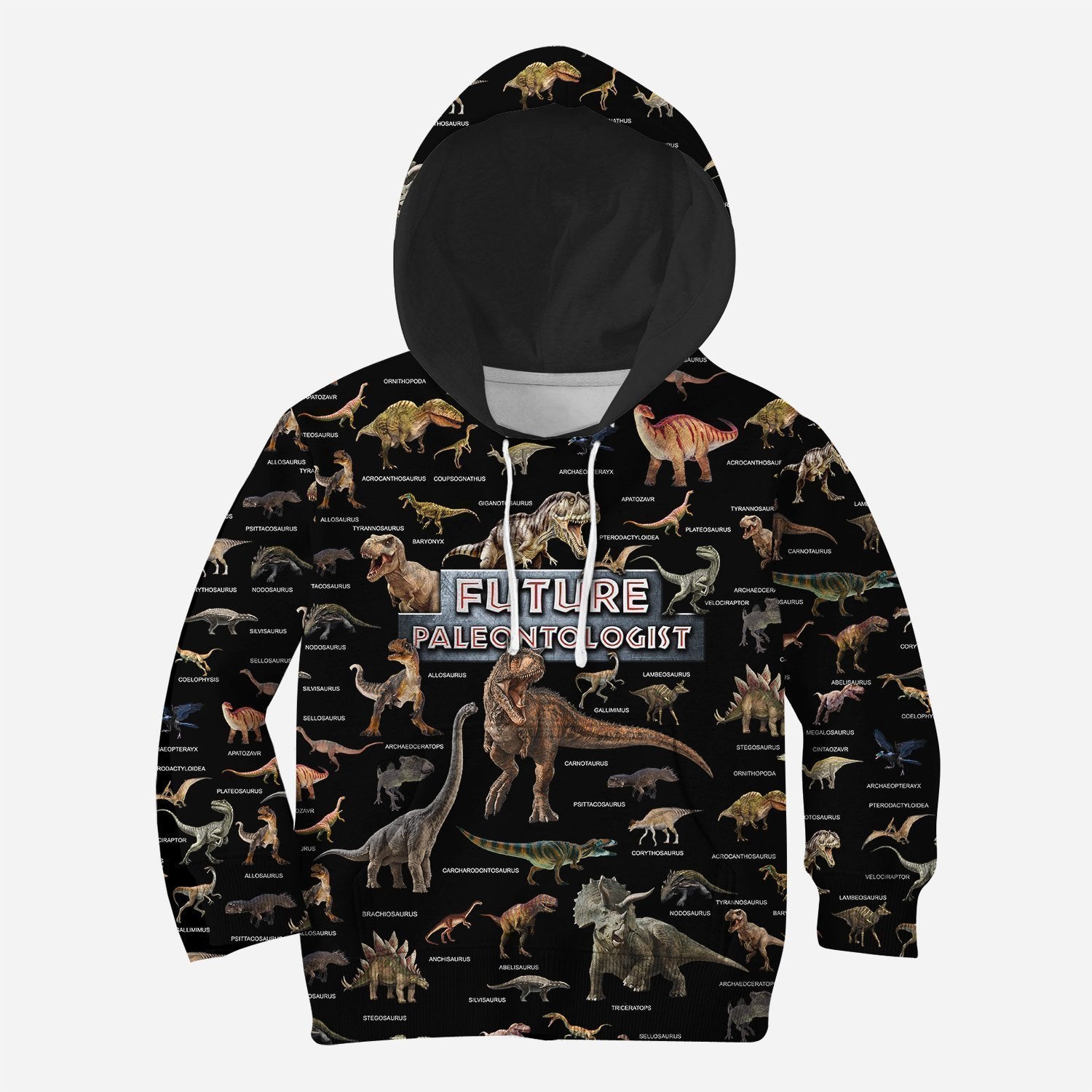 3D All Over Printed Future Paleontologist T-Rex Shirts-Apparel-HP Arts-Hoodie-TODDLER 2T-Vibe Cosy™