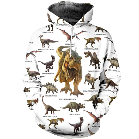 3D All Over Printed Dinosaurs Collection Shirts-Apparel-HP Arts-Hoodie-S-Vibe Cosy™