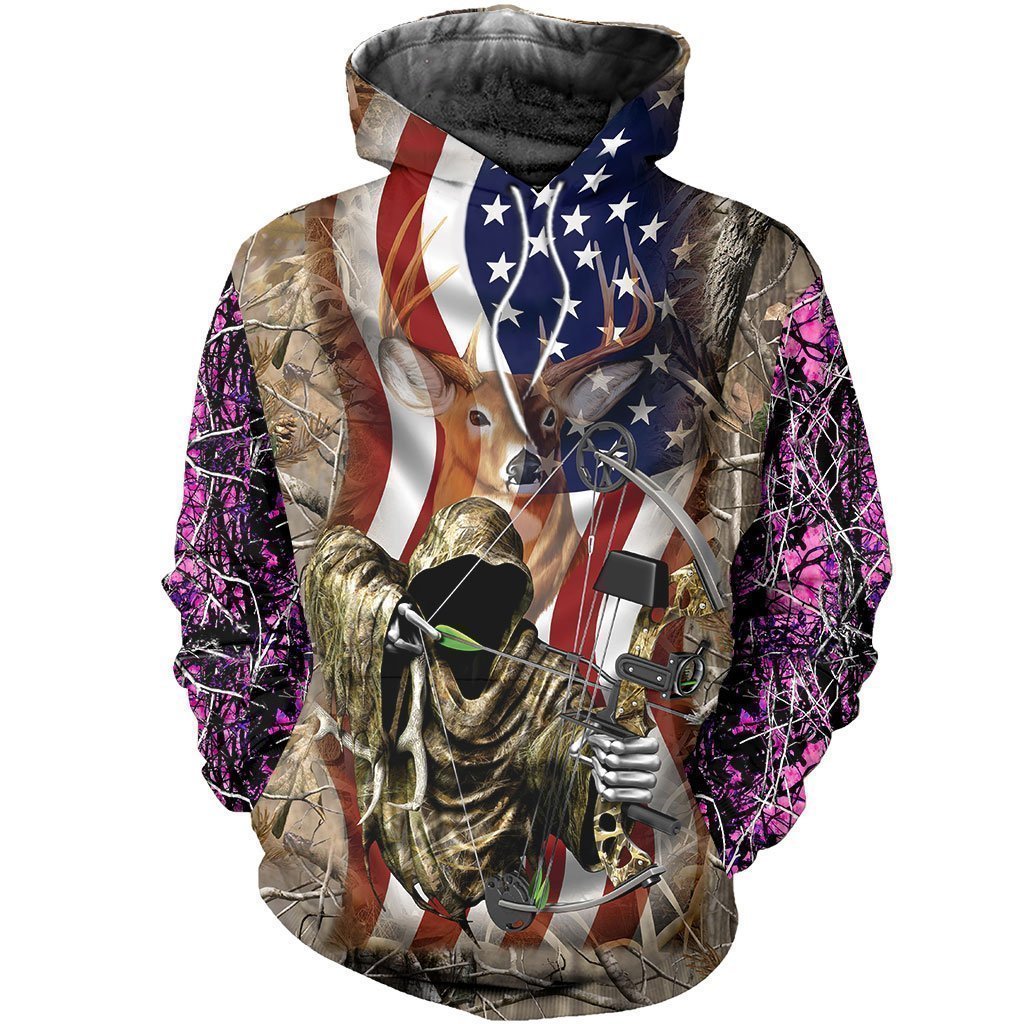 3D All Over Printed Love Hunting Shirts-Apparel-HP Arts-Hoodie-S-Vibe Cosy™