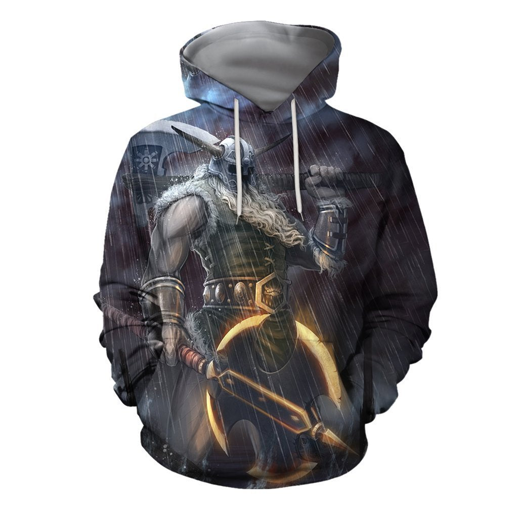 3D All Over Printed Viking Warrior Clothes-Apparel-HP Arts-Hoodie-S-Vibe Cosy™