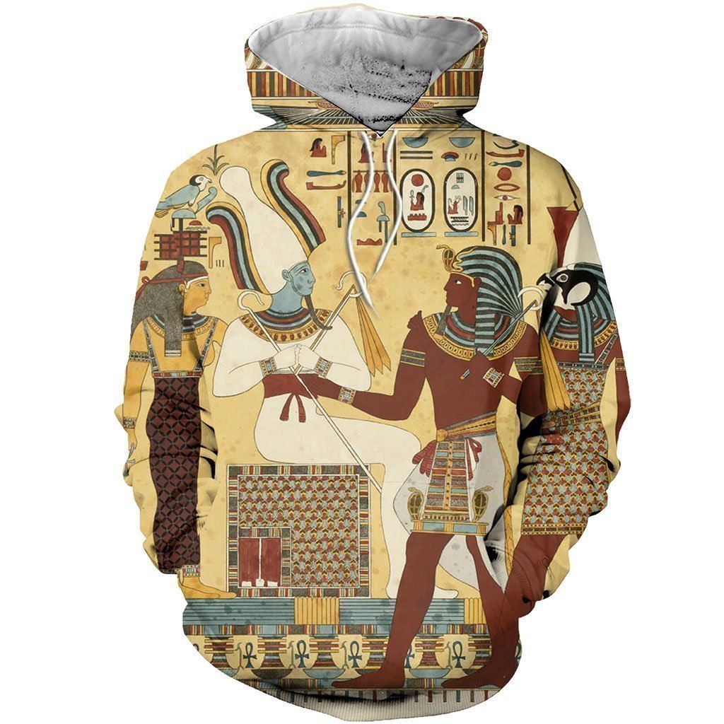 3D All Over Printed Egyptian Shirts and Shorts HP005-Apparel-HP Arts-Hoodie-S-Vibe Cosy™