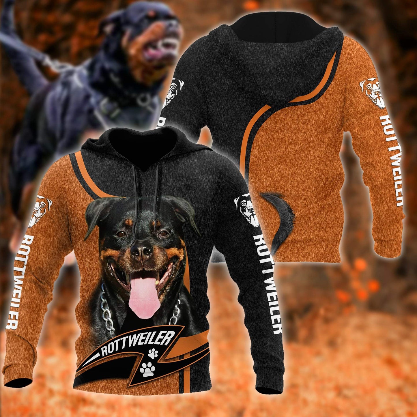 Rottweiler sweatpants + hoodie combo AM082066