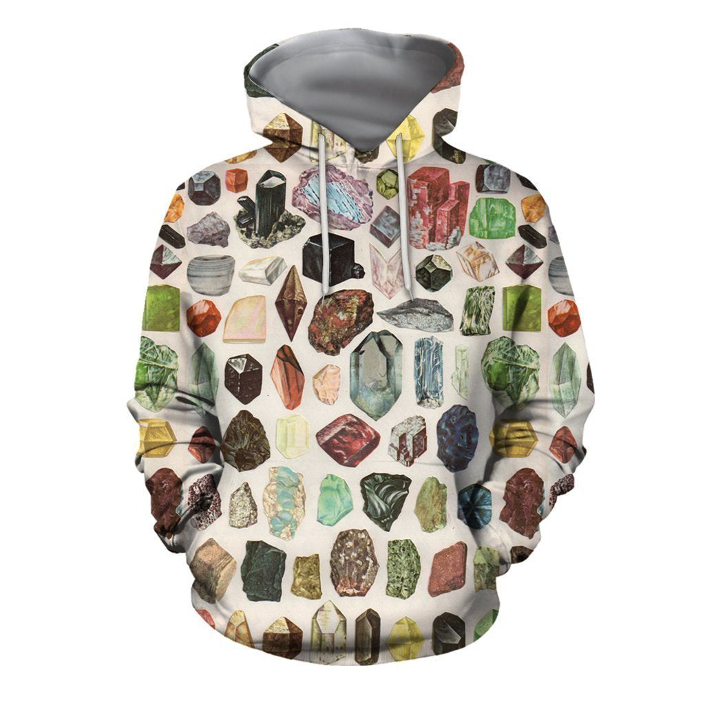 3D All Over Printed A Lot Of Gemstone Shirts and Shorts-Apparel-HP Arts-Hoodie-S-Vibe Cosy™