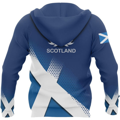 Scottish Flag Hoodie-Apparel-HD09-Zip Hoodie-S-Vibe Cosy™