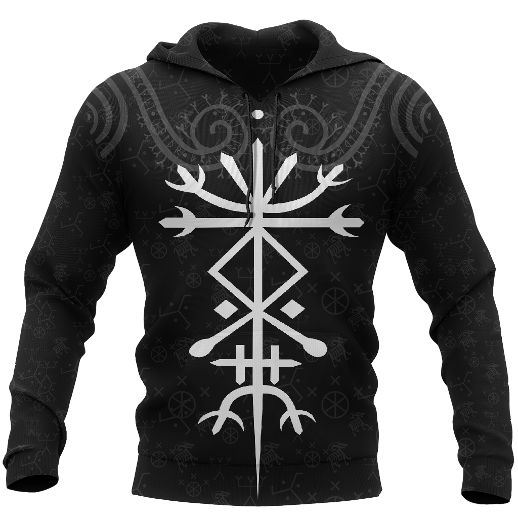 Viking Eagle Iceland Hoodie-Apparel-HP Arts-Hoodie-S-Vibe Cosy™