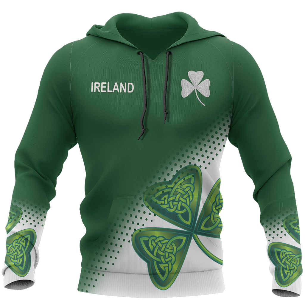 Ireland Shamrock Hoodie-Apparel-HD09-Hoodie-S-Vibe Cosy™