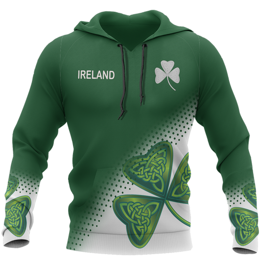 Ireland Shamrock Hoodie-Apparel-HD09-Hoodie-S-Vibe Cosy™