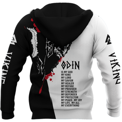 Vikings Odin 3D All Over Printed Shirts For Men and Women-Apparel-HP Arts-Hoodie-S-Vibe Cosy™