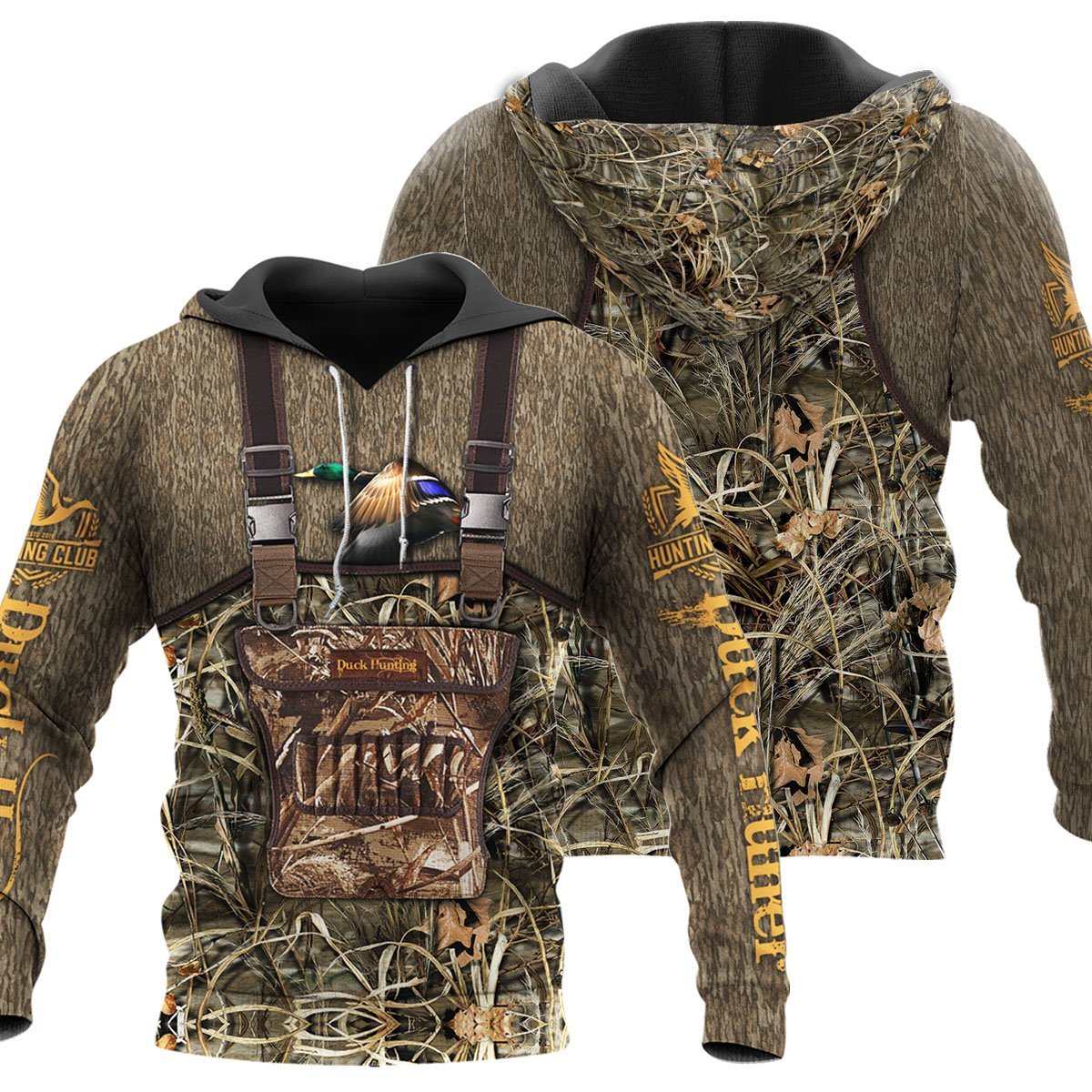 Mallard Duck Hunting 3D All Over Printed Shirts for Men and Women TT081103-Apparel-TT-Hoodie-S-Vibe Cosy™