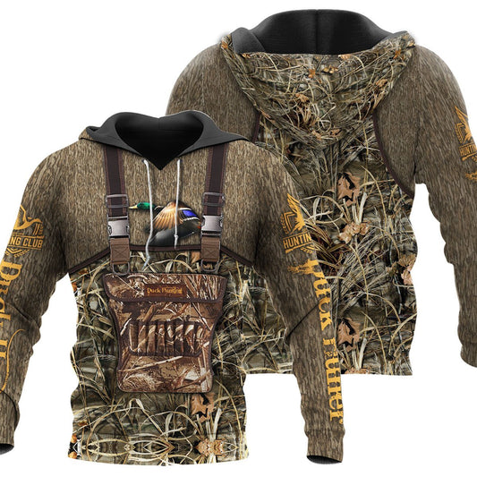 Mallard Duck Hunting 3D All Over Printed Shirts for Men and Women TT081103-Apparel-TT-Hoodie-S-Vibe Cosy™
