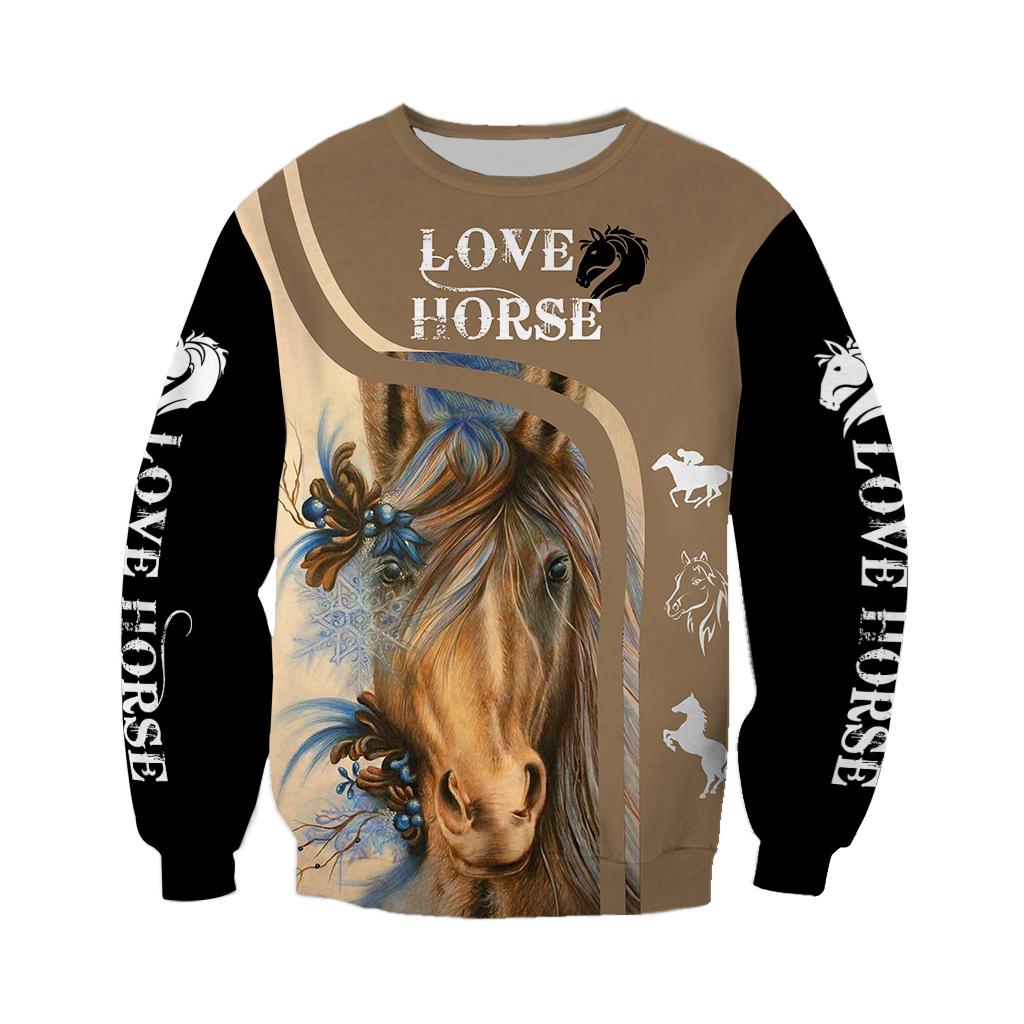 Horse Beautiful 3D All Over Printed Clothes HR1-Apparel-NNK-Sweatshirt-S-Vibe Cosy™
