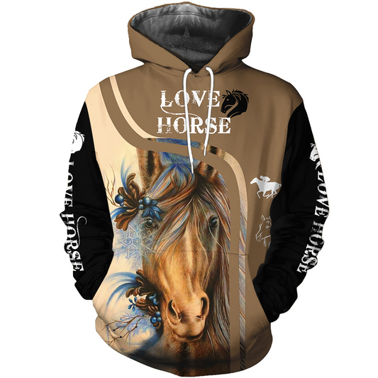 Horse Beautiful 3D All Over Printed Clothes HR1-Apparel-NNK-Hoodie-S-Vibe Cosy™